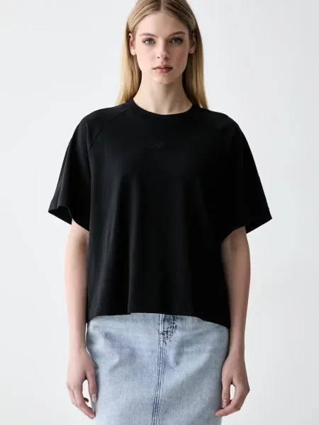 Adidas oversize tričko černé
