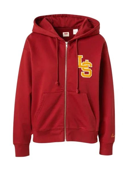 LEVI'S ® Hanorac Heritage galben / roșu bordeaux alb