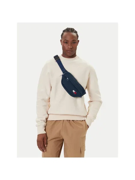 Torbica za okoli pasu Tommy Jeans modra