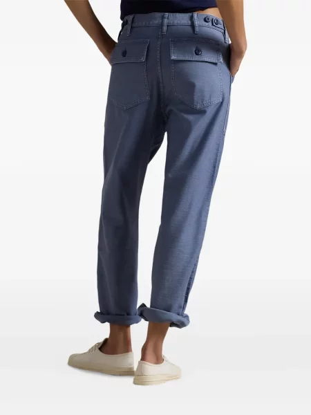 Długa koszulka Polo Ralph Lauren z okrągłym dekoltem zamszowa zielona