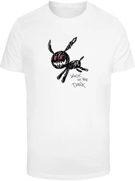Mister Tee Tricou Walk In The Dark negru alb