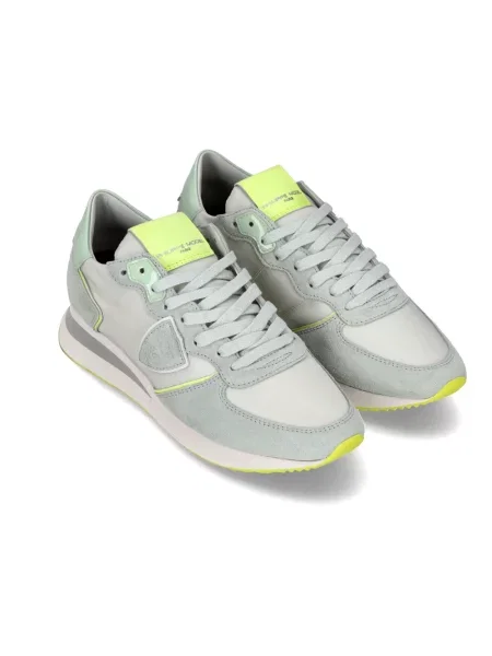 Buty do biegania Philippe Model zamszowe do biegania zielone