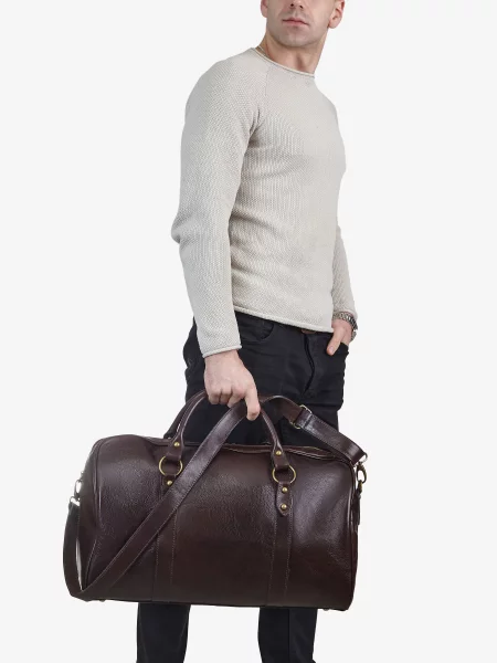 Кожаная сумка Inbag коричневая