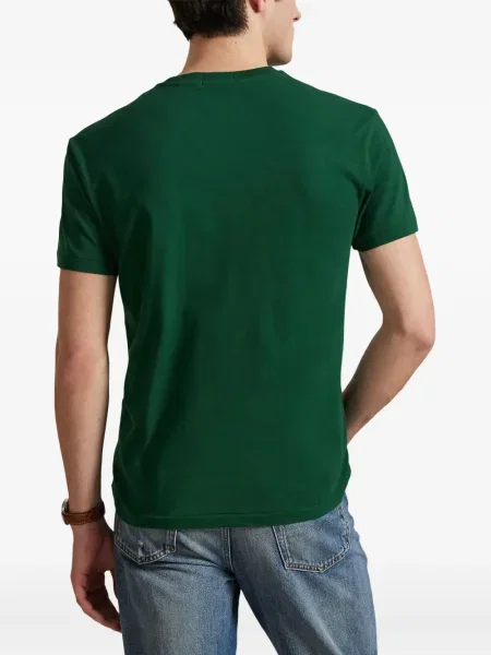 Ριγέ polo Polo Ralph Lauren με κουκούλα με αυτόγραφο λευκό
