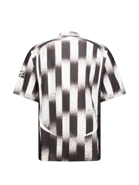 Tricou Le Pere cu dungi cu imagine negru