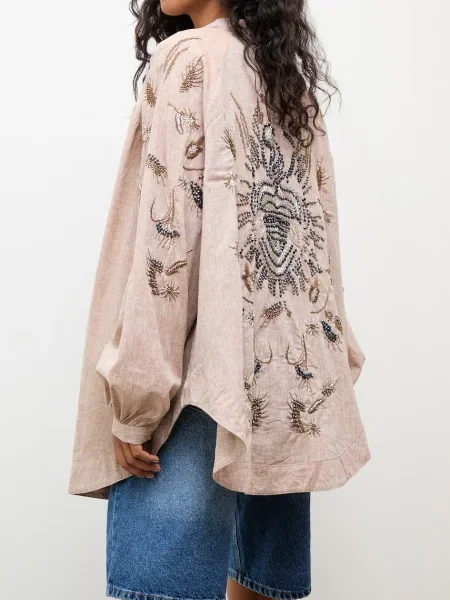 Answear.LAB sacou pentru femei din in bej