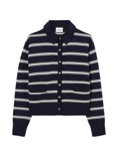 Cardigan Claudie Pierlot cu dungi albastru