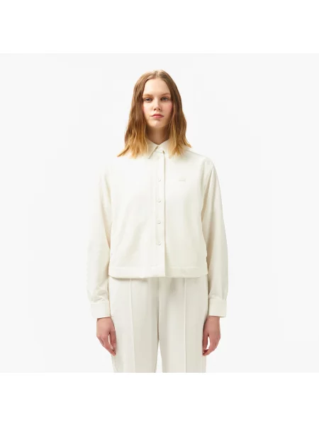 Lacoste Koszula Regular Fit biała