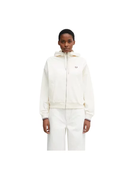 Bluza rozpinana Fred Perry biała