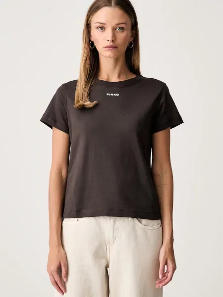 Pinko tricou pentru femei din maro
