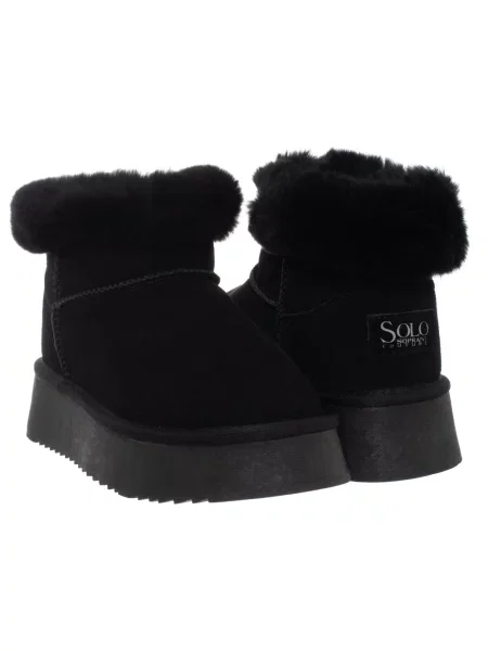 Papuci Solo Soprani Couture negru