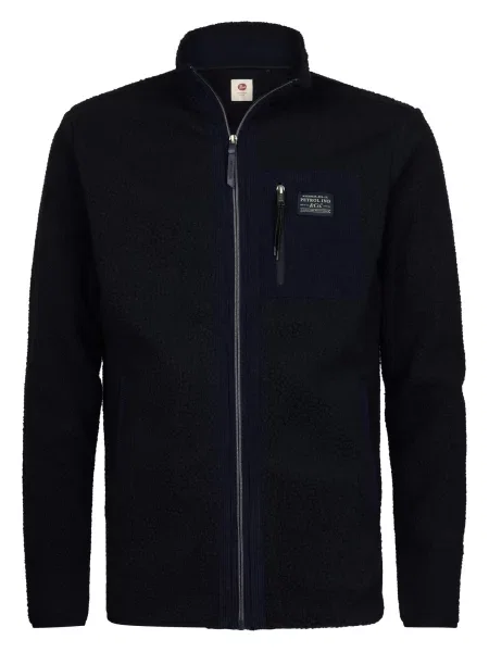 Petrol Industries Jachetă fleece bleumarin