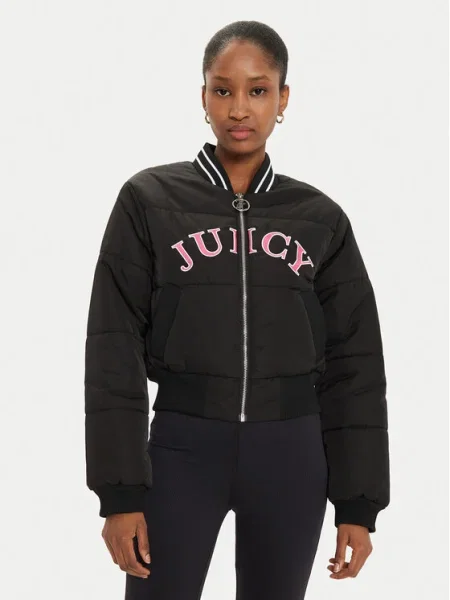 Juicy Couture Яке бомбър Kelsey черен