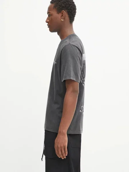 Filling Pieces t-shirt Vinyl z nadrukiem szary