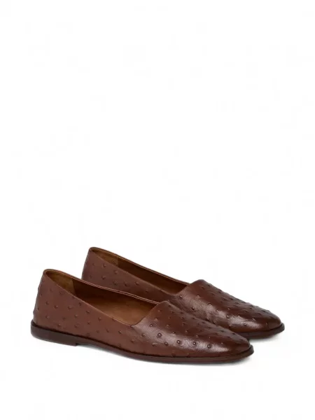 Pantofi loafer Marsell din piele maro