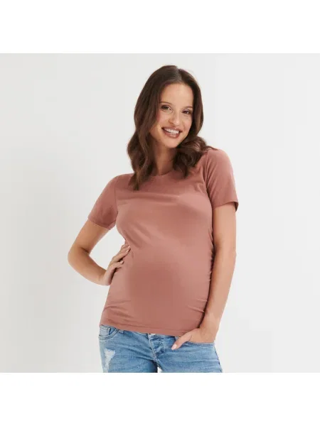 Sinsay Tričko s vysokým podílem bavlny MÁMA růžová