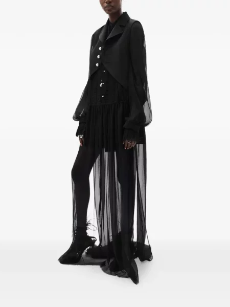 Rochie maxi Ann Demeulemeester negru