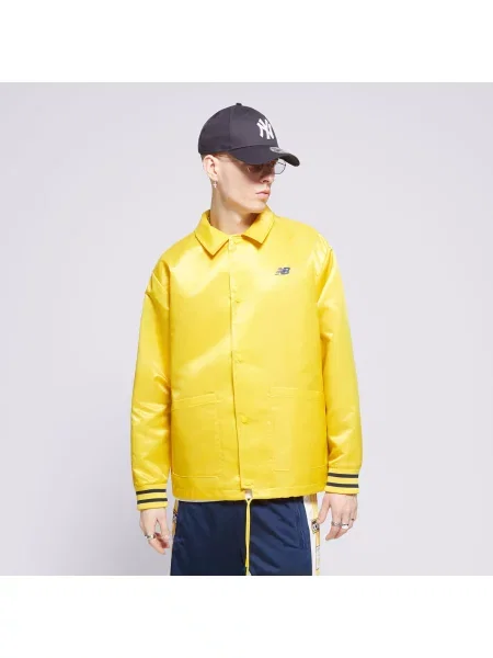 New Balance Kurtka Sgh Coaches Jacket żółta