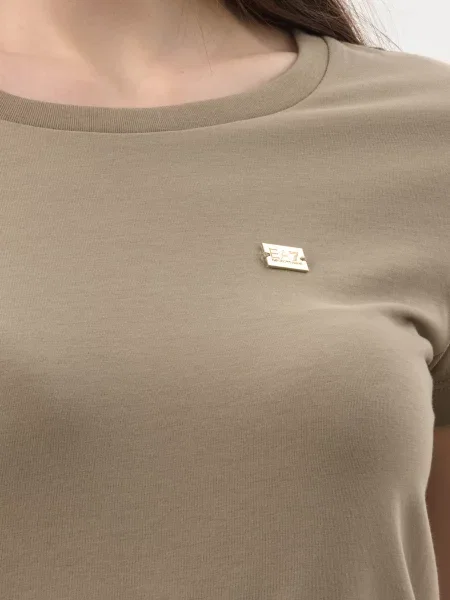 Футболка Ea7 Emporio Armani бежевая