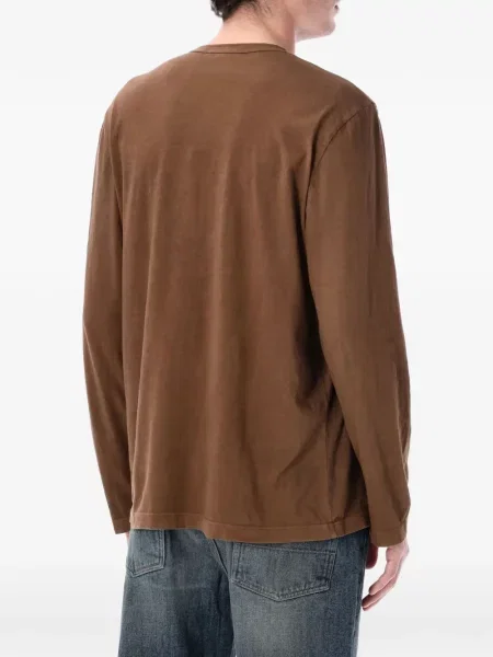 Tricou James Perse lung maro
