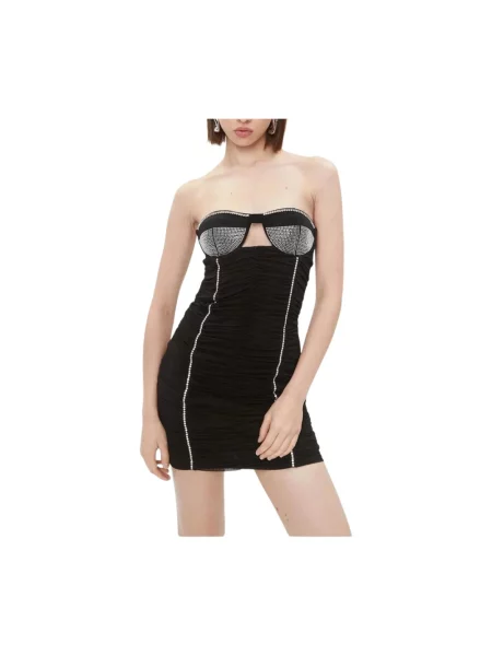 Sukienka koktajlowa Patrizia Pepe czarna