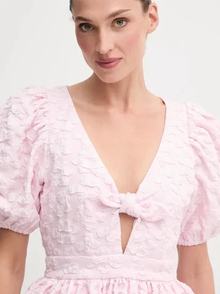 Блузка Rotate 0 візерунок рожевий