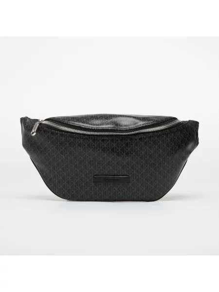 Calvin Klein Ľadvinka Emblem Aop Coated Waistbag čierna