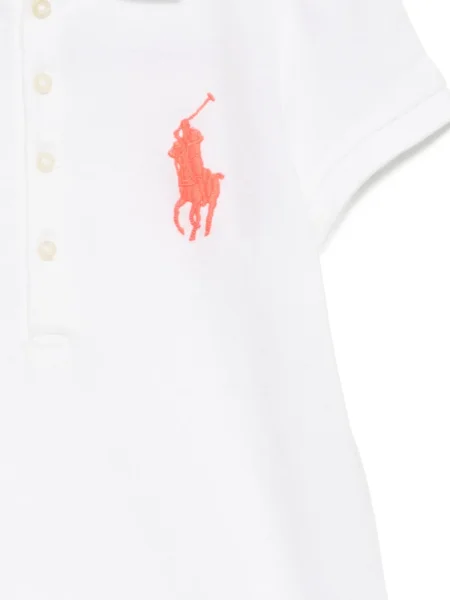 Koszulka polo dziecięca Polo Ralph Lauren biała