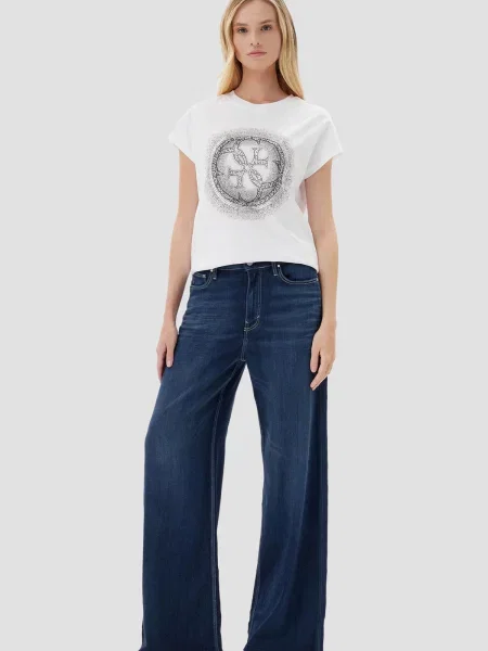 Прямые джинсы Guess синие