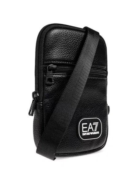Crossbody taška Ea7 Emporio Armani s autogramem černá