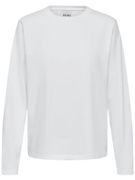 ICHI Tricou IHPALMER' alb