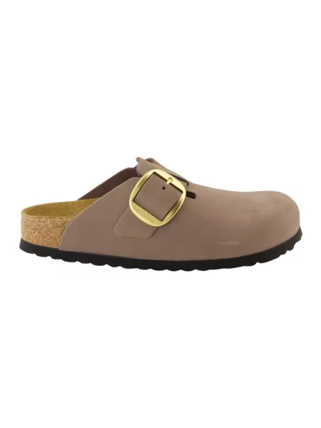 Klapki Birkenstock na sprzączkę beżowe