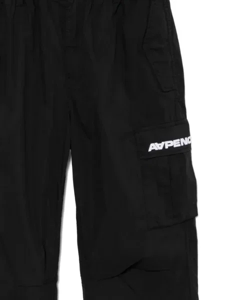 Pantaloni Aape By A Bathing Ape cu petice negru