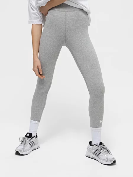 NIKE Легінси спортивні Поліестер/спандекс сірий