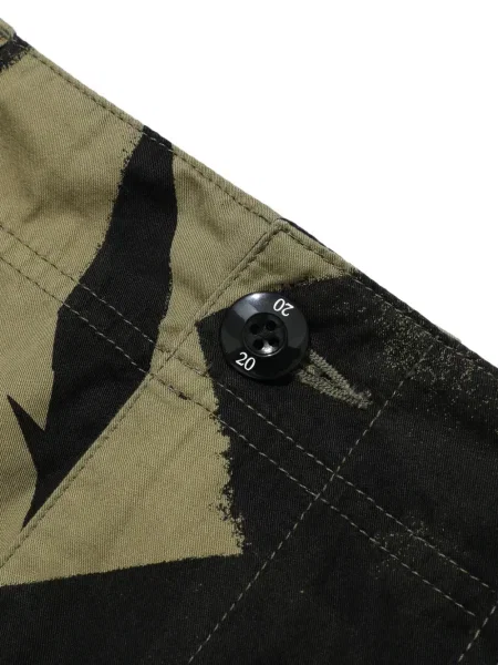 Pantaloni scurți cargo Neighborhood cu imagine negru