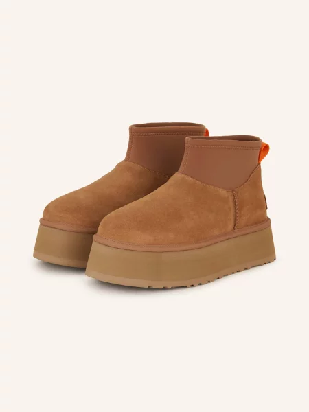 Semišové klasické mini tenisky Ugg hnědé