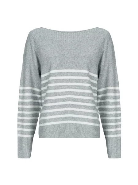 Pulover Only z ladjastim izrezom siva