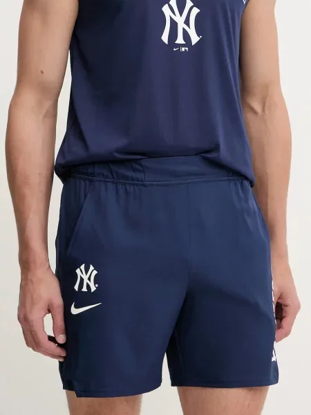 Nike szorty treningowe New York Yankees granatowy