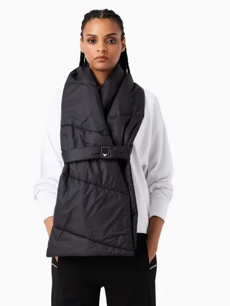 Шарф Emporio Armani черный