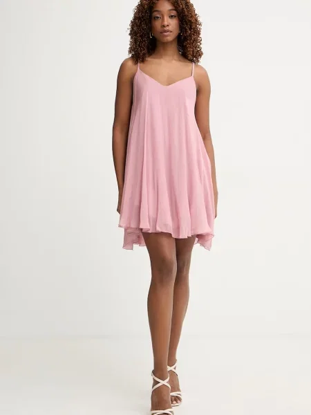 Haveone rochie de vară cu vâscoză roz