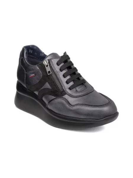 Sneakersy Callaghan zamszowe czarne