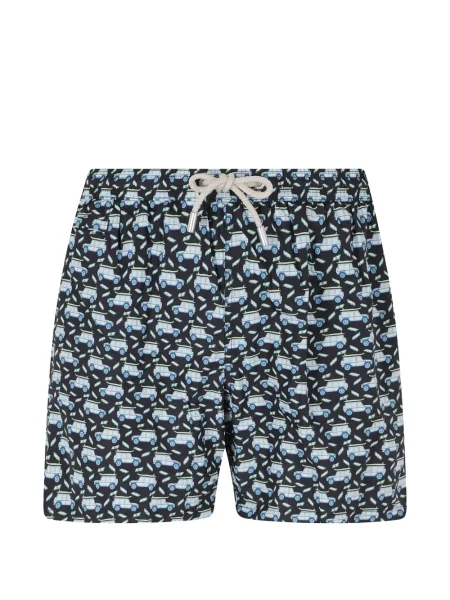 Slip de baie Mc2 Saint Barth cu imagine negru