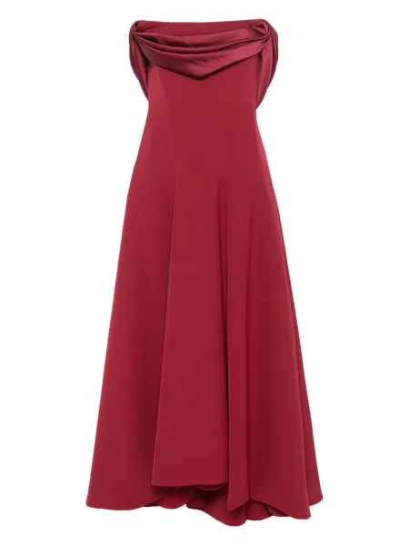 Rochie midi Rhea Costa până la genunchi de costum roșu