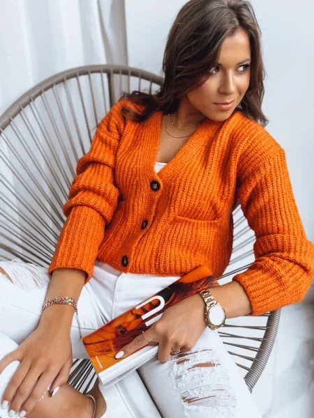 Sweter SISTERS Dstreet pomarańczowy