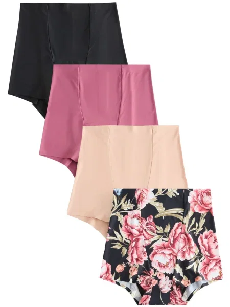 Next Chiloți bej / roz negru