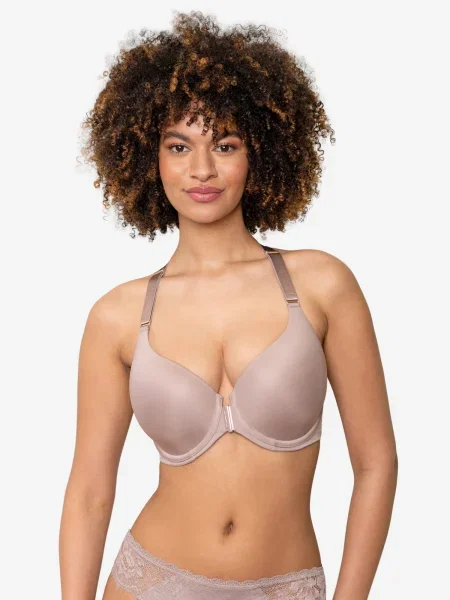 SugarShape Podprsenka Pure Luxe tmavošedá