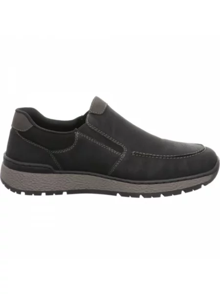 Sneakersy Rieker wsuwane czarne
