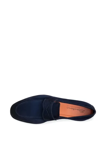 Szarvasbőr loafer Santoni kék