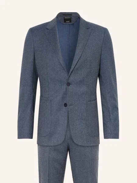 Zegna Oblek Extra Slim Fit modrá