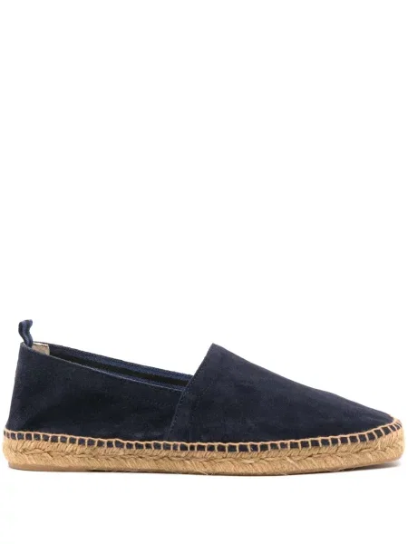 Espadrile Castaner din piele de căprioară albastru